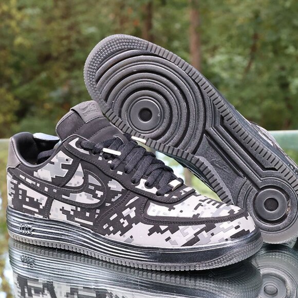 Nike Lunar Force 1 Digi Camo Black - Picture 7 of 14
